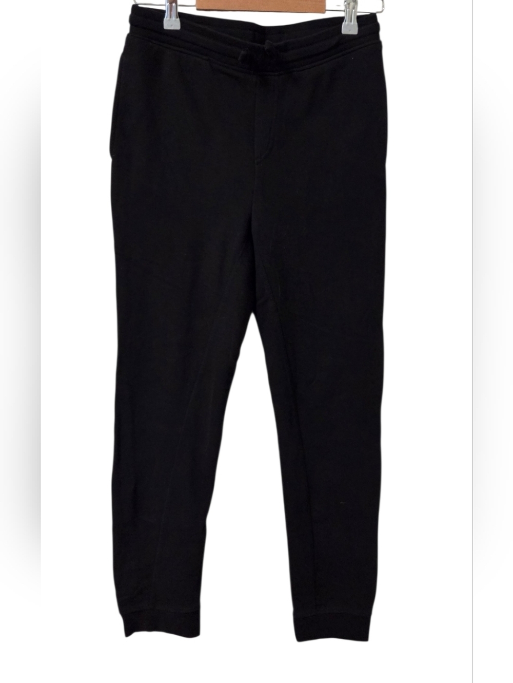 Falls Creek Black Jogger Sweatpants XL 14/16 Elastic Waist Lounge Athleisure